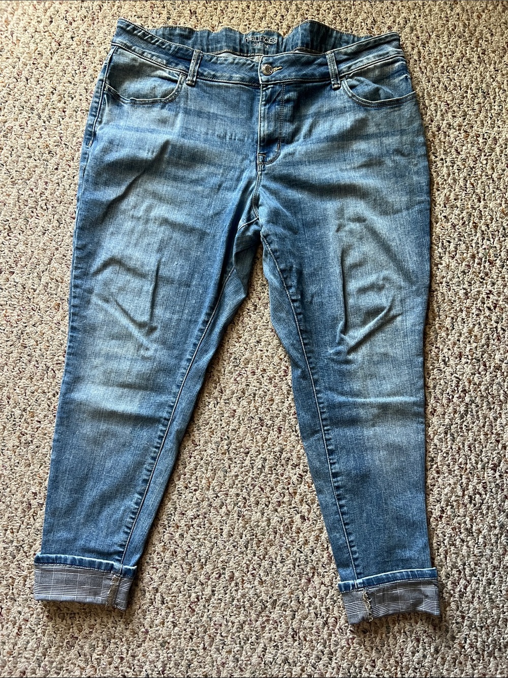 Maurices Light Wash Skinny Jeans